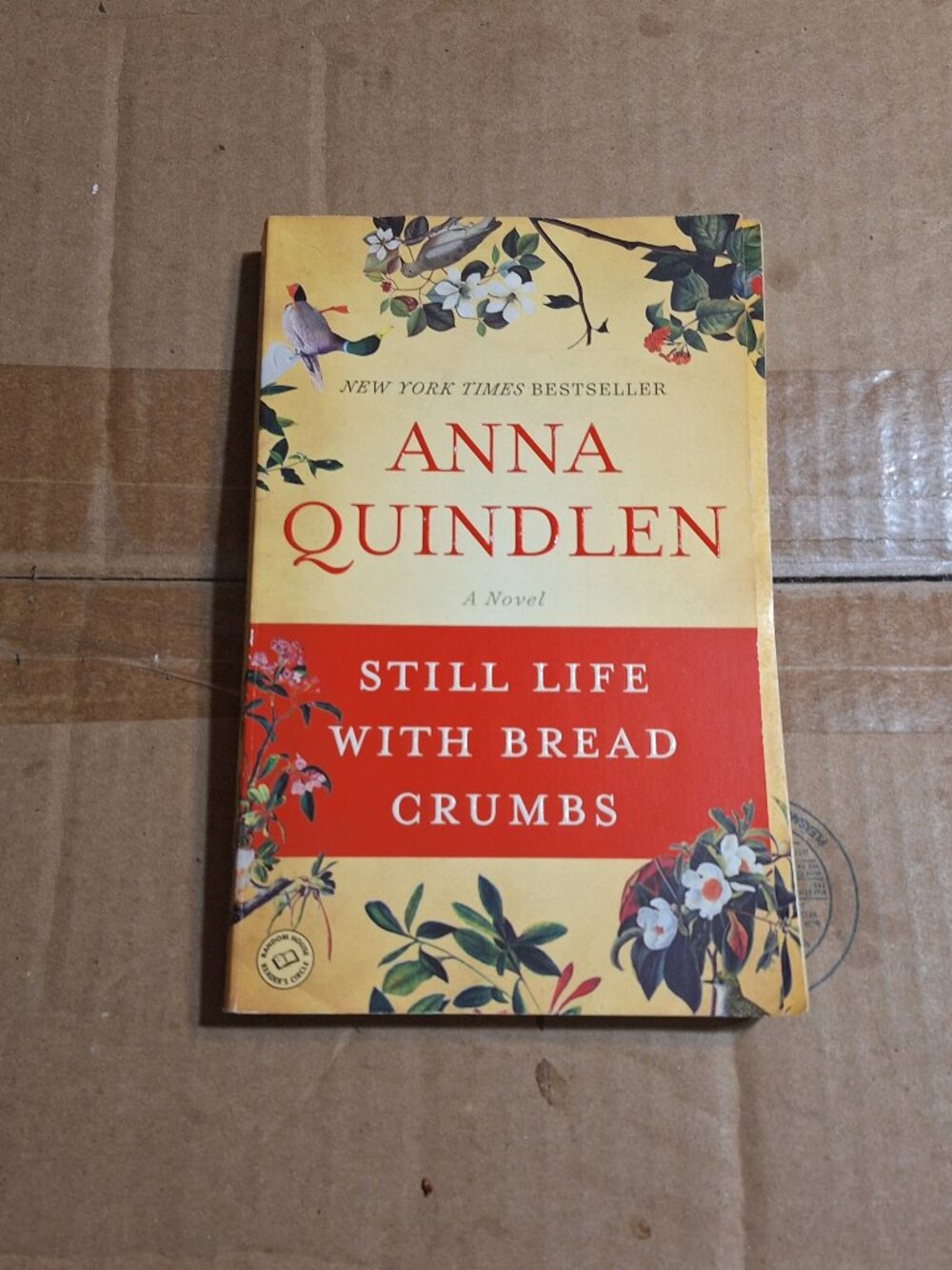still life with bread crumbs